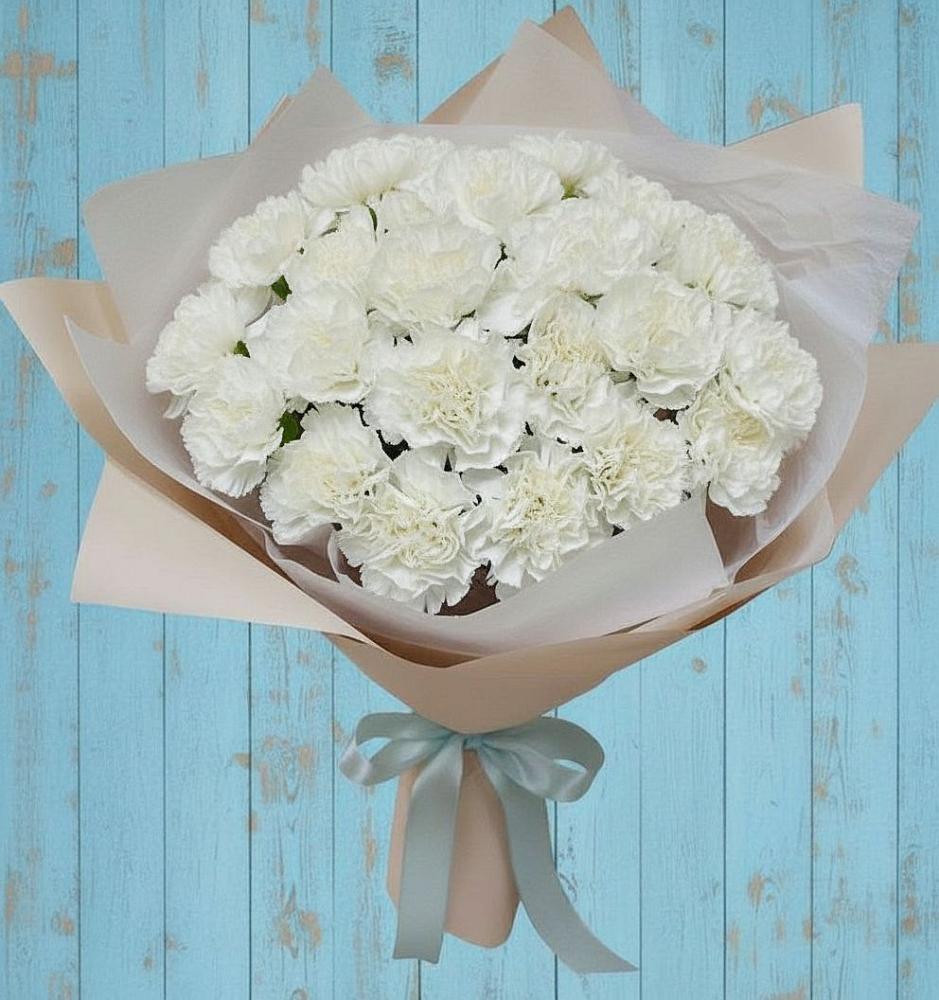 Букет цветов из: Гвоздики в Алферово