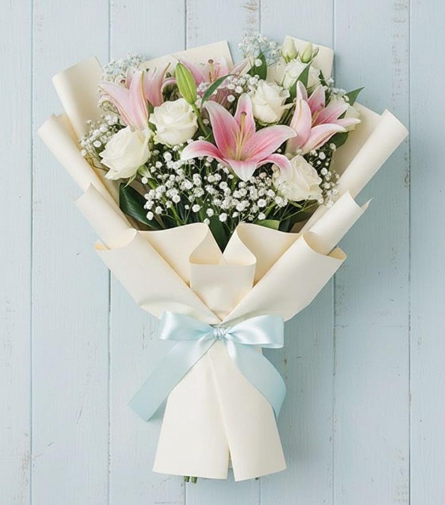 Букет цветов из: Лилии в Алферово