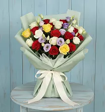 Букет цветов из:  Розы #REPLACE_PRED# Алферово