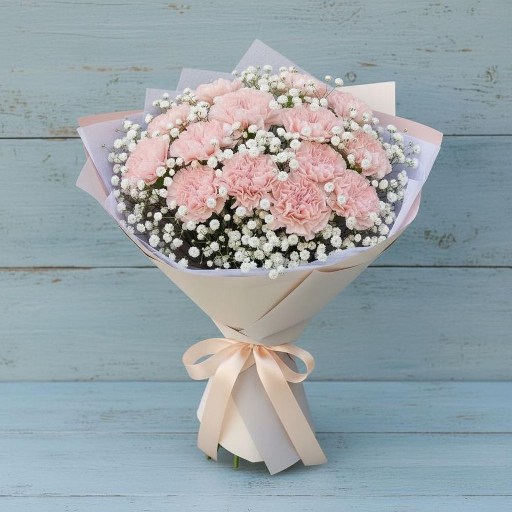 Букет цветов из: Гвоздики в Алферово