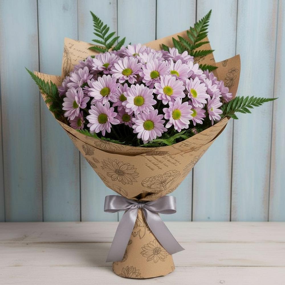 Букет цветов из: Хризантемы в Алферово