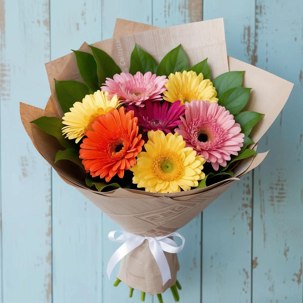 Букет цветов из: Герберы в Алферово