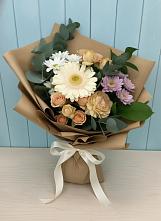 Букет цветов из:  Герберы и Хризантемы #REPLACE_PRED# Алферово