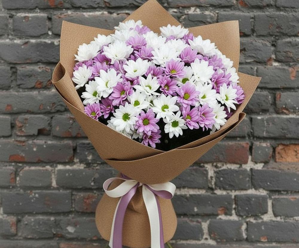 Букет цветов из: Хризантемы в Алферово