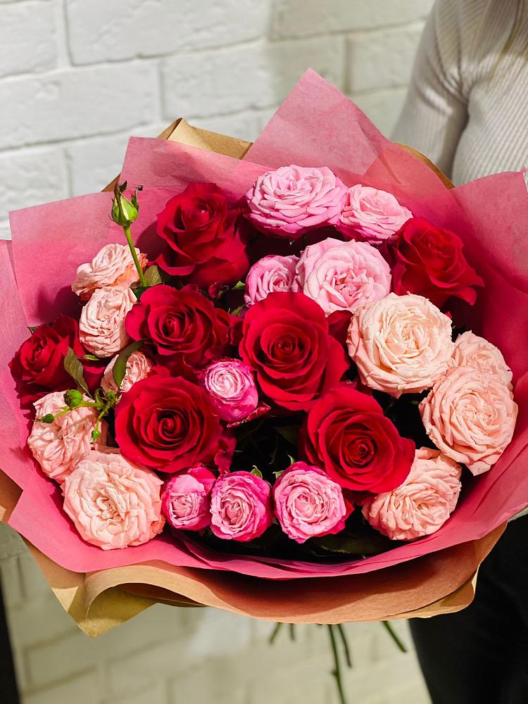 Букет цветов из: Розы в Алферово