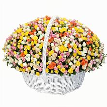 Премиум корзина Кустовых Роз в Алферово Премиум букет из: Розы в Алферово